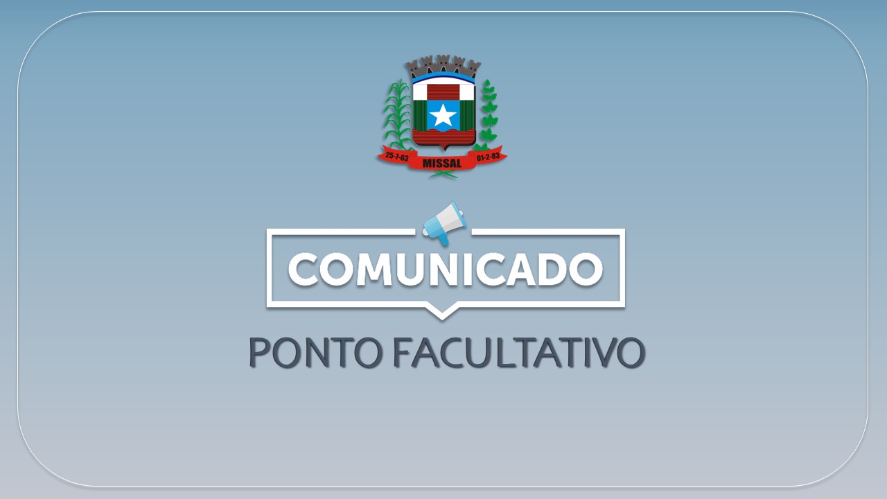 Comunicado de Ponto Facultativo